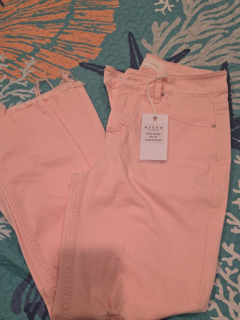 Risen Women’s Pink Boot Cut Jeans